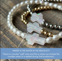 Load image into Gallery viewer, HOLY WATER BRACELET IN CRYSTAL PEARL