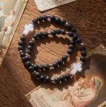 Load image into Gallery viewer, HOLY WATER MENS LAVA ROCK BRACELET IN GOLD