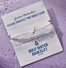 Load image into Gallery viewer, HOLY WATER GUARDIAN ANGEL BRACELET IN CRYSTAL PEARL