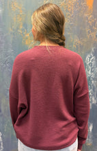 Load image into Gallery viewer, Burgundy Ohio Sweater