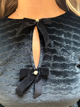 Load image into Gallery viewer, Velvet Bow Blouse