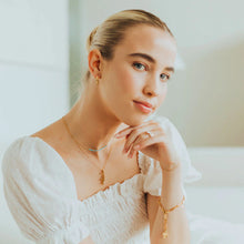 Load image into Gallery viewer, BLESSED IS SHE MORSE CODE NECKLACE