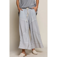Load image into Gallery viewer, CONTRAST RIBBED KNIT CULOTTES PANTS