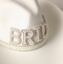 Load image into Gallery viewer, BRIDE PEARL COWBOY HAT