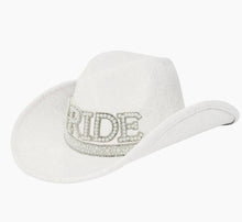 Load image into Gallery viewer, BRIDE PEARL COWBOY HAT