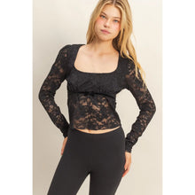 Load image into Gallery viewer, Ribbon Detail Lace Top