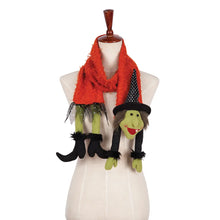 Load image into Gallery viewer, Halloween Witch Scarf