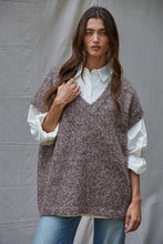 Load image into Gallery viewer, Oversized Knit Sweater Vest