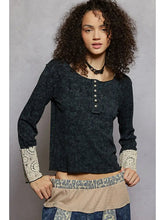 Load image into Gallery viewer, Lace Cuff Knit Top