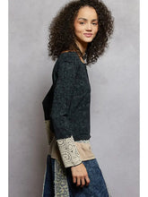 Load image into Gallery viewer, Lace Cuff Knit Top