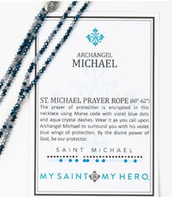 Load image into Gallery viewer, PROTECTION ARCHANGEL MICHAEL MORSE CODE PRAYER ROPE