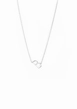 Load image into Gallery viewer, SIDEWAYS INITIAL NECKLACE