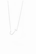 Load image into Gallery viewer, SIDEWAYS INITIAL NECKLACE