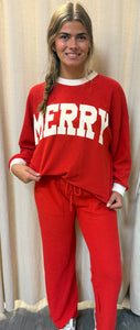 Knit Strait Leg Sweatpants