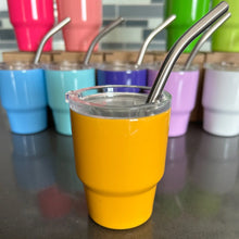 Load image into Gallery viewer, MINI TUMBLER SHOT GLASS WITH STRAW
