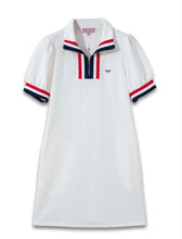 Load image into Gallery viewer, Short Sleeve Americana Zip Dress
