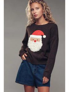 Santa Face Holiday Sweater