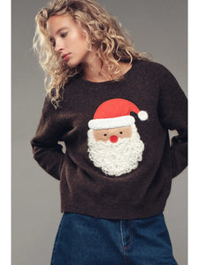 Santa Face Holiday Sweater