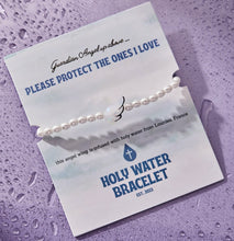 Load image into Gallery viewer, HOLY WATER GUARDIAN ANGEL BRACELET IN CRYSTAL PEARL
