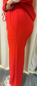Knit Strait Leg Sweatpants