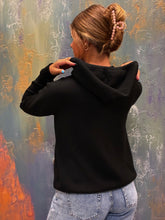Load image into Gallery viewer, Rhinestone Skull Hoodie
