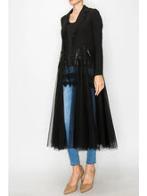 Load image into Gallery viewer, LONG MESH BLAZER
