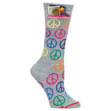 Load image into Gallery viewer, PEACE POCKET SOCKS
