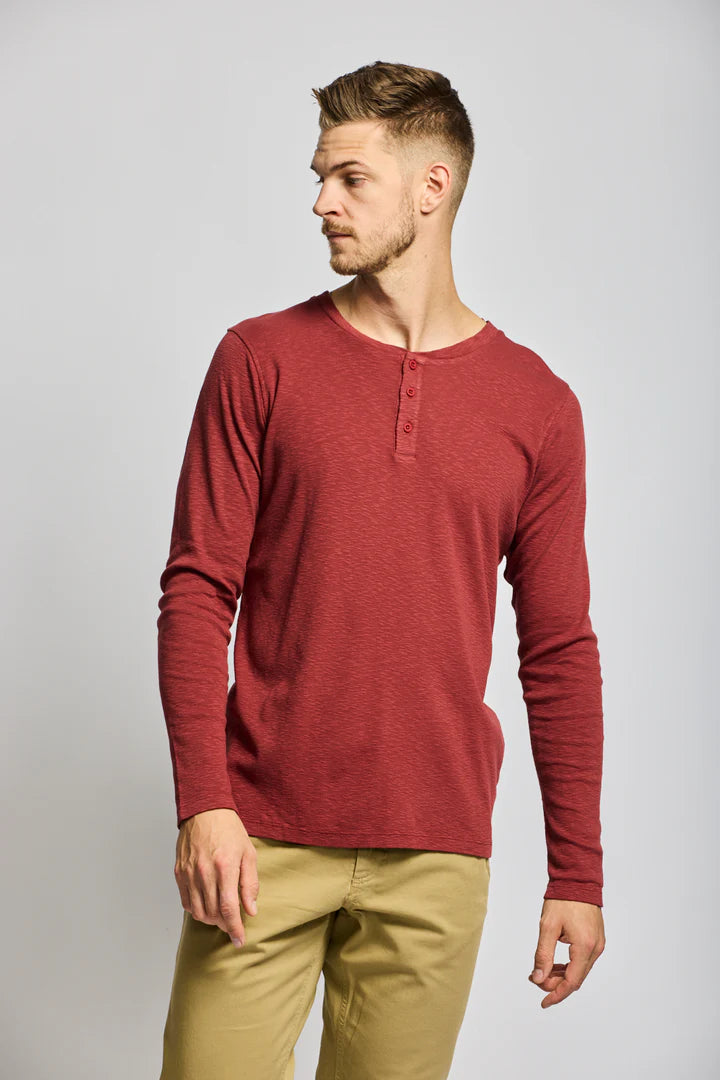LONG SLEEVE HENLEY
