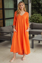 Load image into Gallery viewer, LINEN MAXI DRESS
