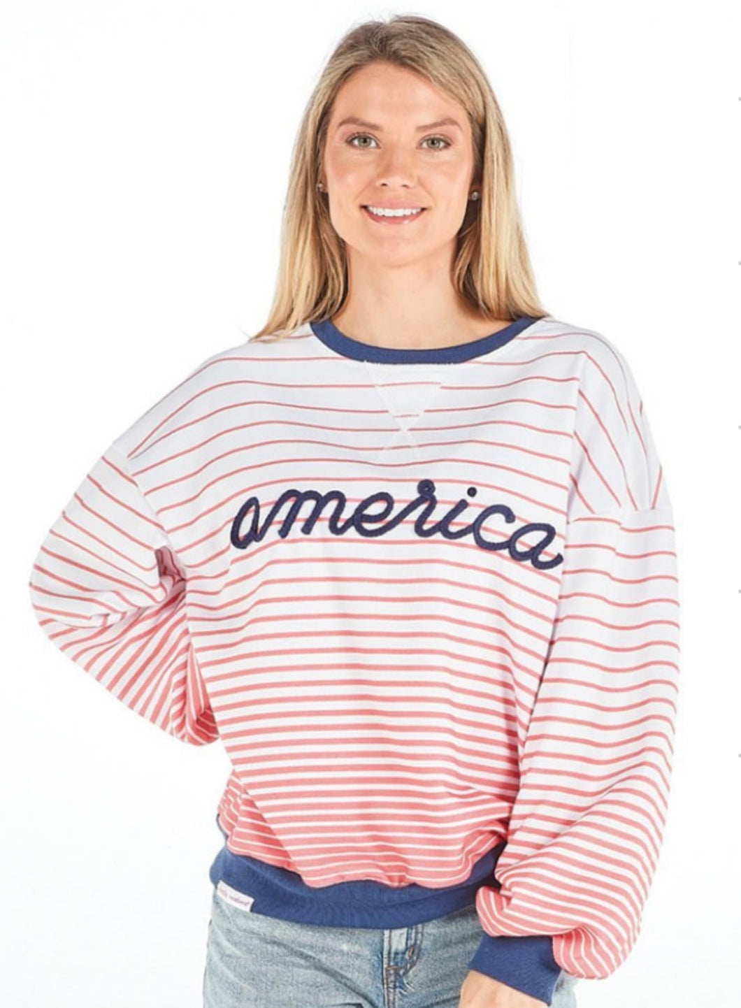 AMERICA STRIPPED PULLOVER