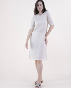 POINTELLE HALF SLEEVE TUNIC