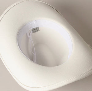 BRIDE PEARL COWBOY HAT