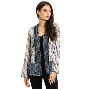 PRINTED DENIM JACKET