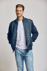 NAVY LIGHT JACKET