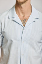 Load image into Gallery viewer, SEERSUCKER CAMP COLLARED SHIRT
