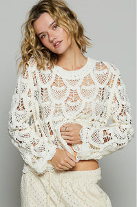 COTTON KNIT SWEATER