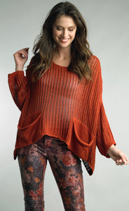 COTTON KNIT SWEATER