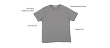 Load image into Gallery viewer, EASY MONDAYS V NECK T-SHIRT
