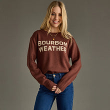 Load image into Gallery viewer, Brown Bourbon Weather Sweater
