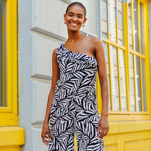 Load image into Gallery viewer, One Shoulder Ruffle Neckline Top
