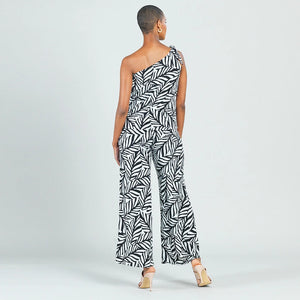 One Shoulder Ruffle Neckline Top