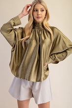 Load image into Gallery viewer, Draped Collar Blouse

