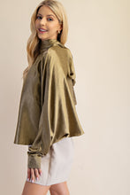 Load image into Gallery viewer, Draped Collar Blouse
