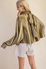 Load image into Gallery viewer, Draped Collar Blouse
