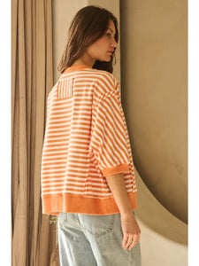 Striped Knit Top