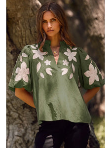 Washed Suede Top