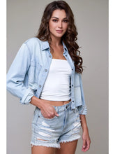 Load image into Gallery viewer, CROPPED JEAN JACKET
