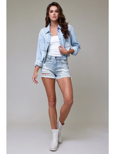 CROPPED JEAN JACKET