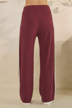 Load image into Gallery viewer, Burgundy Strait Leg Sweatpants
