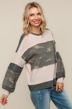 Load image into Gallery viewer, Camouflage Knit Top
